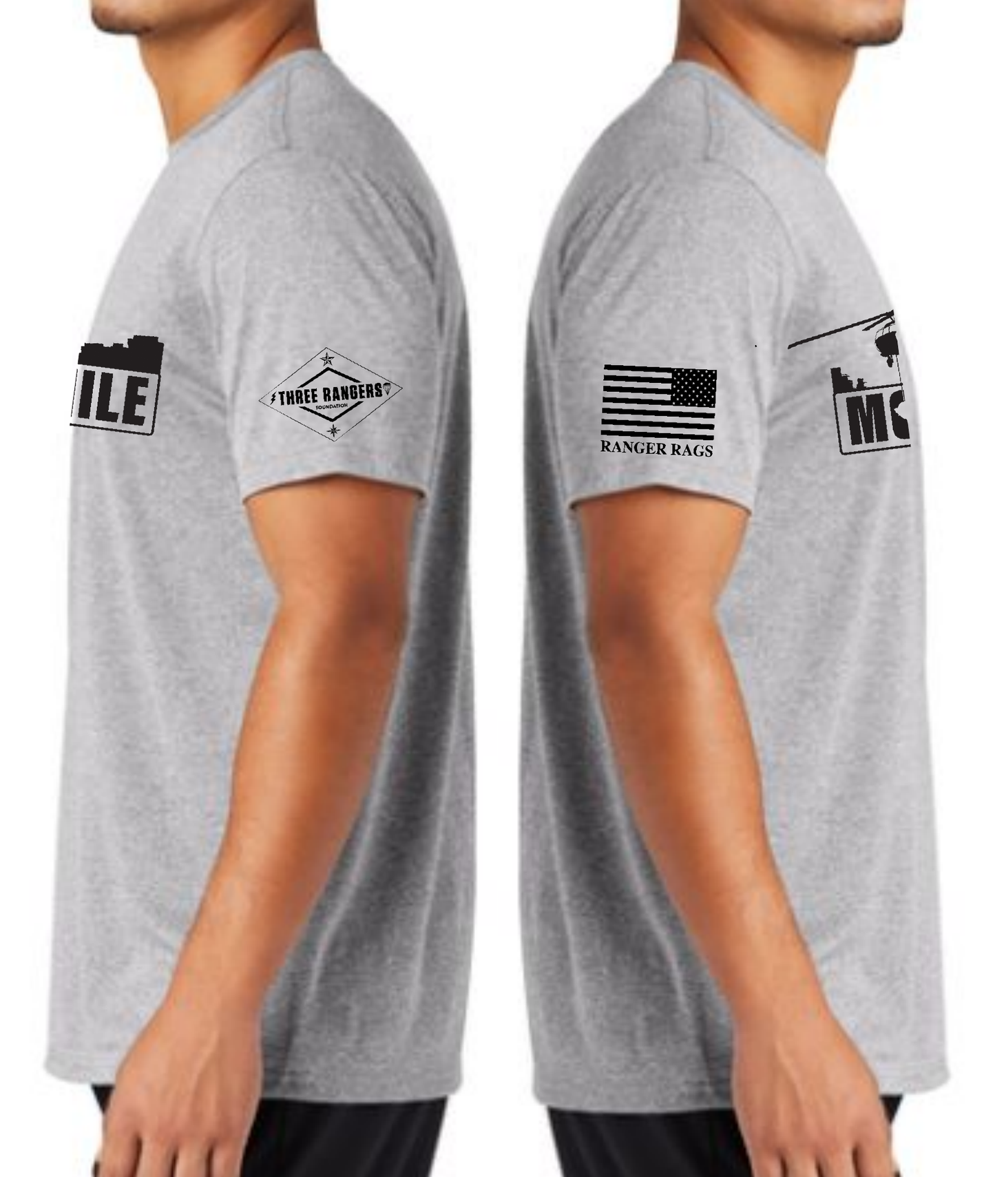 Virtual MOG Mile Registration with the Dri-Fit Echo Tee – Athletic Heather