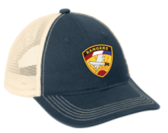 6th Ranger Battalion Raid at Cabanatuan-District ® Super Soft Mesh Back Cap Dark Navy/ Khaki