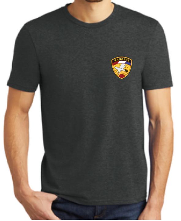 6th Ranger Battalion Journey to Cabanatuan- District ® Perfect Tri ® Tee Black Frost