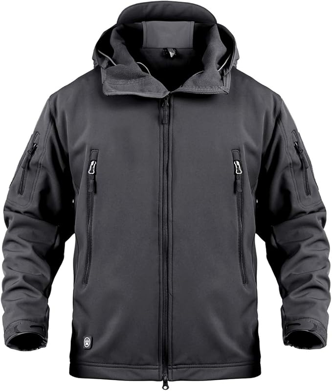Hernando County Fire Rescue ReFire Gear Men's Army Special Ops Military Tactical Jacket Softshell Fleece Hooded Outdoor Coat