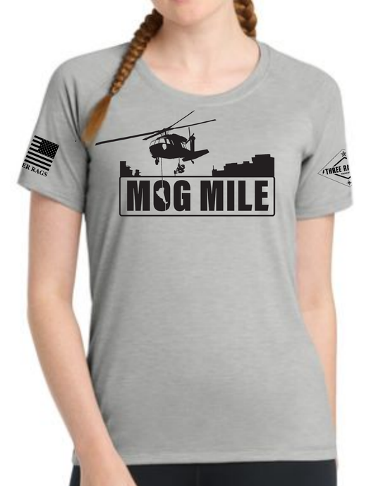 Virtual MOG Mile Registration with the Sport-Tek® Women's PosiCharge® Tri-Blend Wicking Scoop Neck Raglan Tee