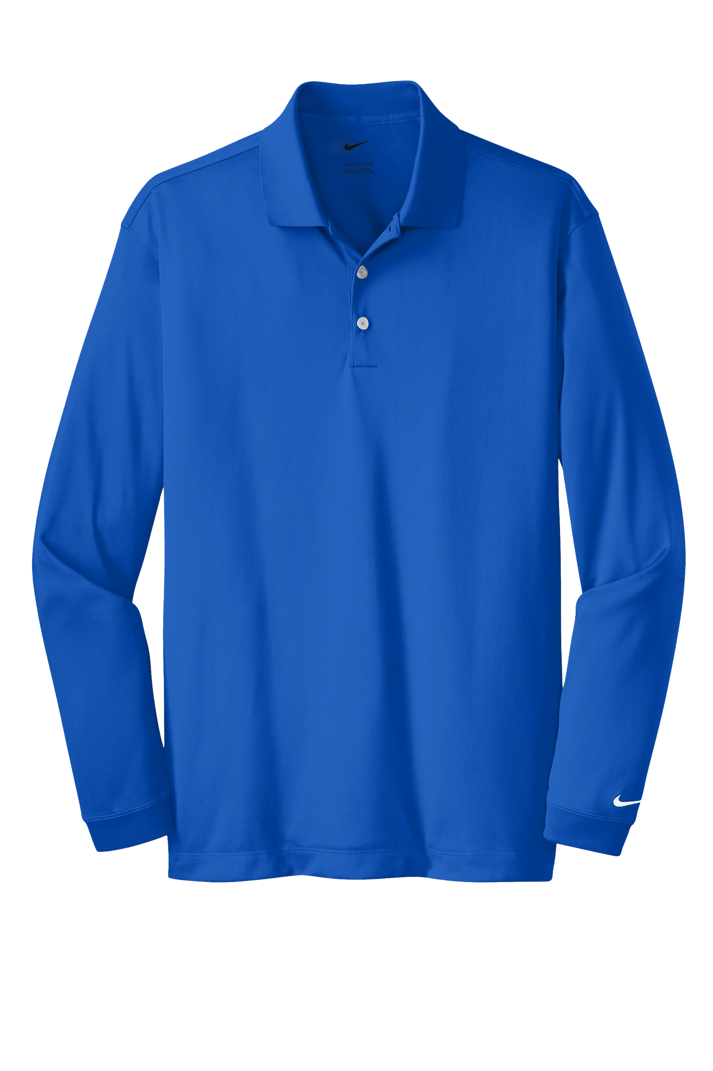 Nike Long Sleeve Dri-FIT Stretch Tech Polo (Men's) - Blue Saphire