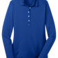 Nike Women's Long Sleeve Dri-FIT Stretch Tech Polo (Women's) - Blue Saphire