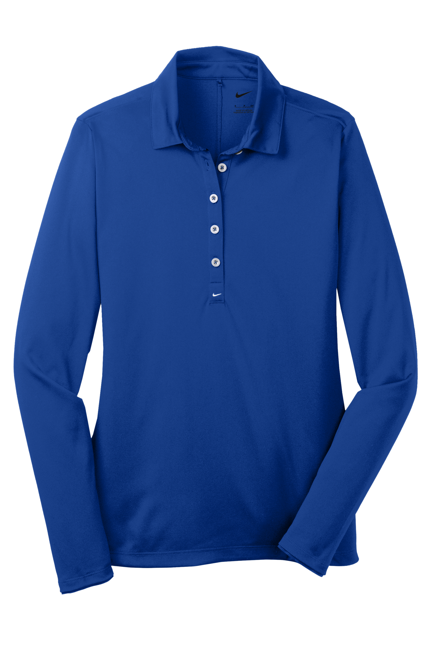 Nike Women's Long Sleeve Dri-FIT Stretch Tech Polo (Women's) - Blue Saphire