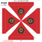 2 qty Columbus Fire & EMS 10' x 10' Commercial Grade Steel Frame, Dye Sub Canopy