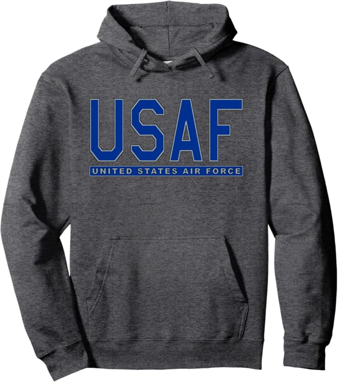 USAF (large stencil) UNITED STATES AIR FORCE Pullover Hoodie