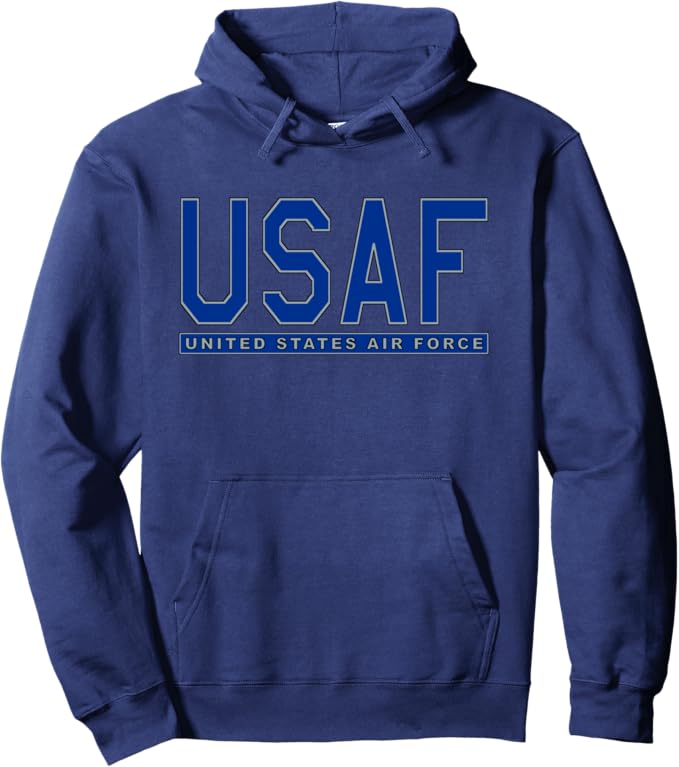 USAF (large stencil) UNITED STATES AIR FORCE Pullover Hoodie