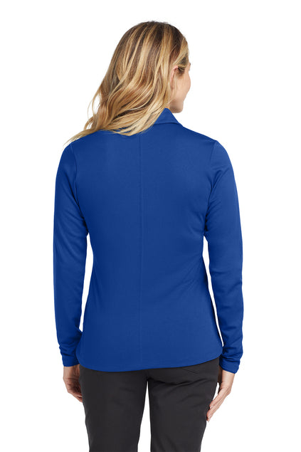Nike Women's Long Sleeve Dri-FIT Stretch Tech Polo (Women's) - Blue Saphire