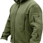 Men's Tactical Fleece Jacket Warm Winter Sport Outdoor Hooded Combat Military Jacket Coat