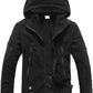 Men's Tactical Fleece Jacket Warm Winter Sport Outdoor Hooded Combat Military Jacket Coat