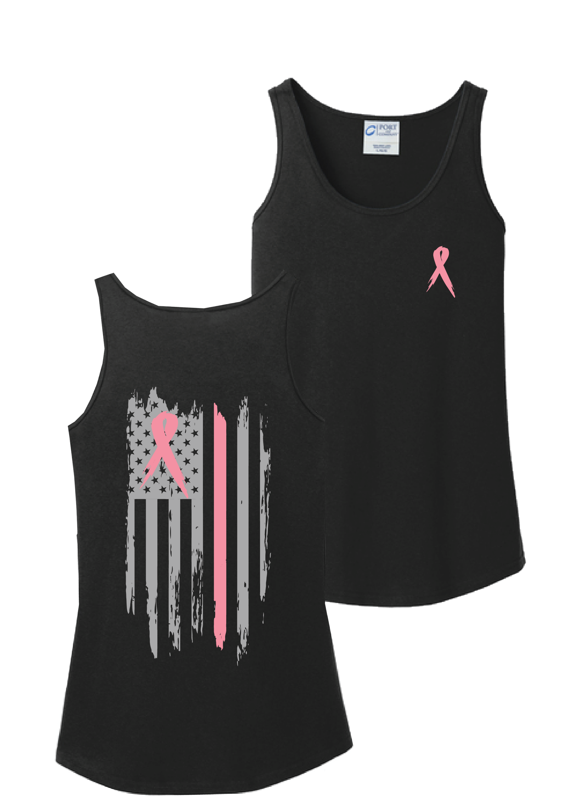 Breast Cancer Awareness Ribbon Tank - Ranger Rags