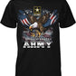 US Army, Since 1775, Eagle with American Flag Wings Men's T-Shirt - Ranger Rags